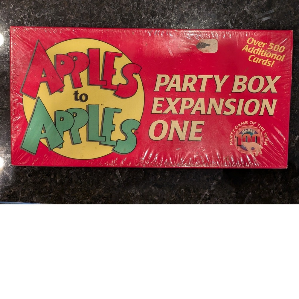 Apples to Apples Party Box Expansion One 576 Cards Sealed Out of the Box Game